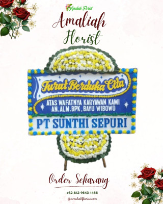 Papan Bunga Duka di Kairagi Weru