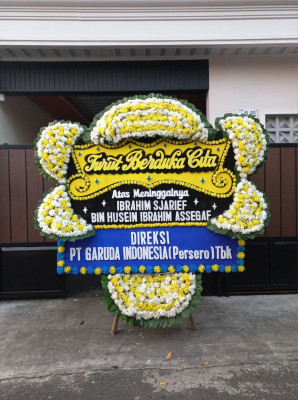 Papan Bunga Duka di Kairagi Weru